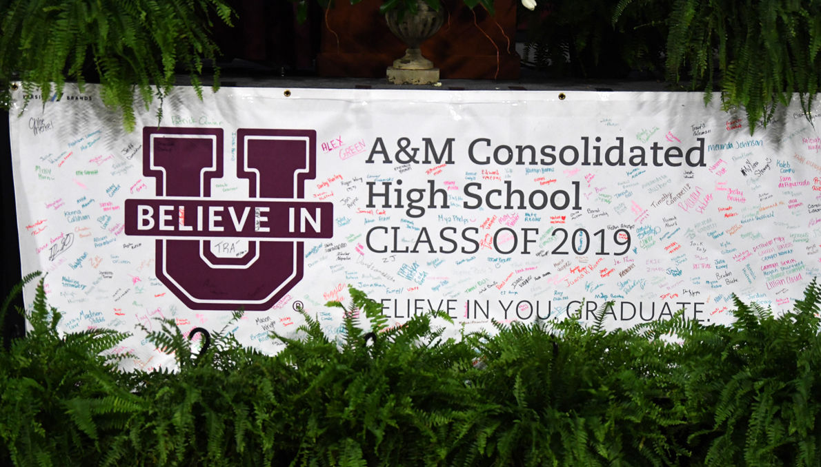 A&M Consolidated High School graduation